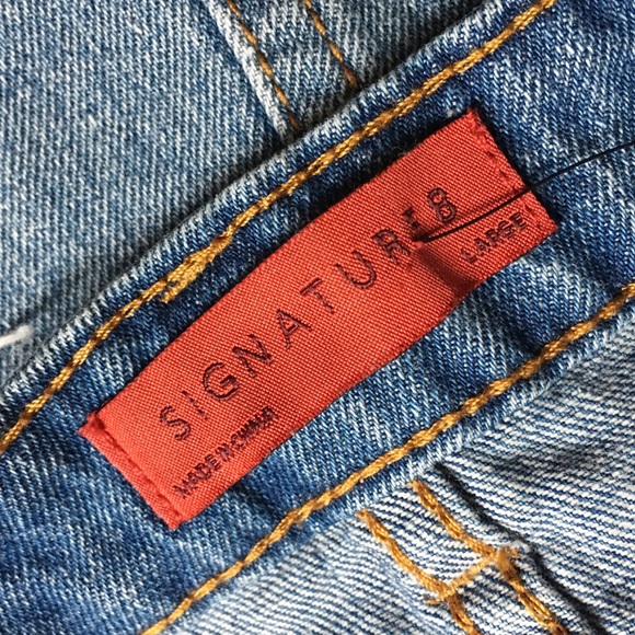 . OOTDFASH Distressed High Waist Denim Skirt - Picture 6 of 9